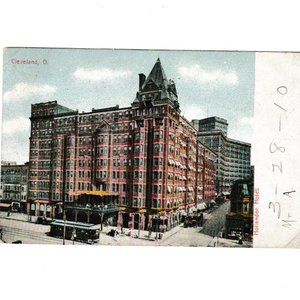 Antique 1910 Post Card Cleveland, Ohio Hollenden Hotel